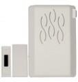 Wireless Loud Doorbell Chime & Telephone Signaler w/ Flashing Lamp Outlet 