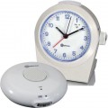 Amplicom Analog Alarm Clock with Wireless Bed Shaker