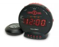 Sonic BOMB Alarm Clock with 12V Bed Shaker